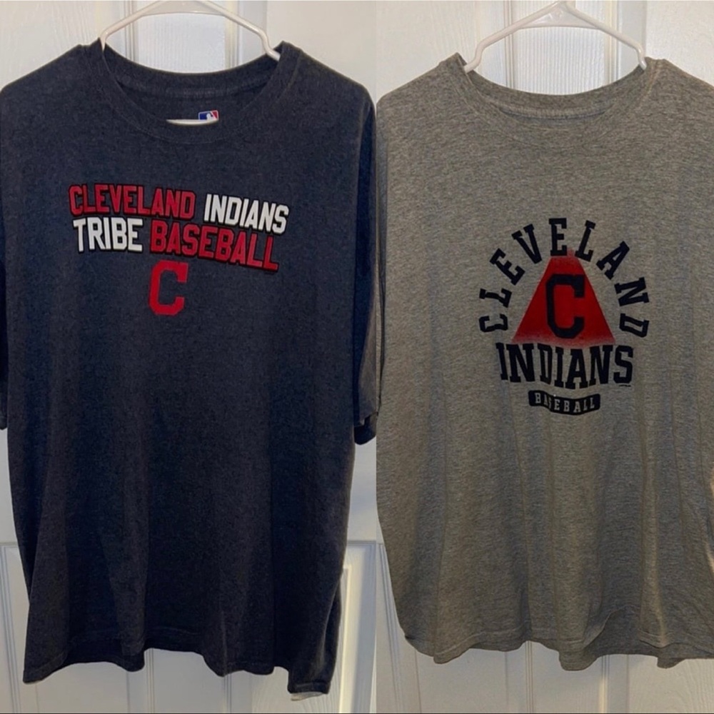 2 Men’s Cleveland Indians Shirts